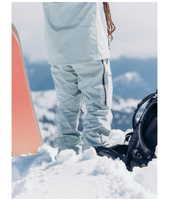 Burton Men's [ak] Swash Gore‑Tex 2L Snow Pants - Gray Cloud