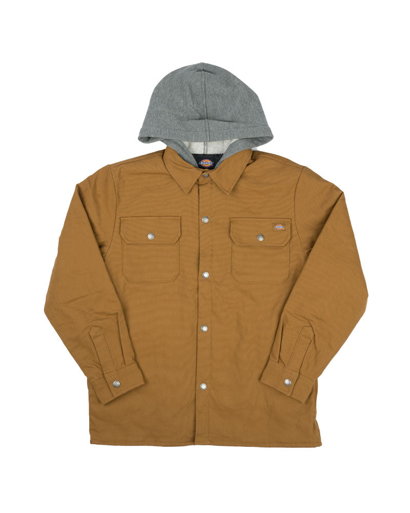 Dickies Kids Duck Shirt Jacket Brown Duck The Source Snowboard Skate