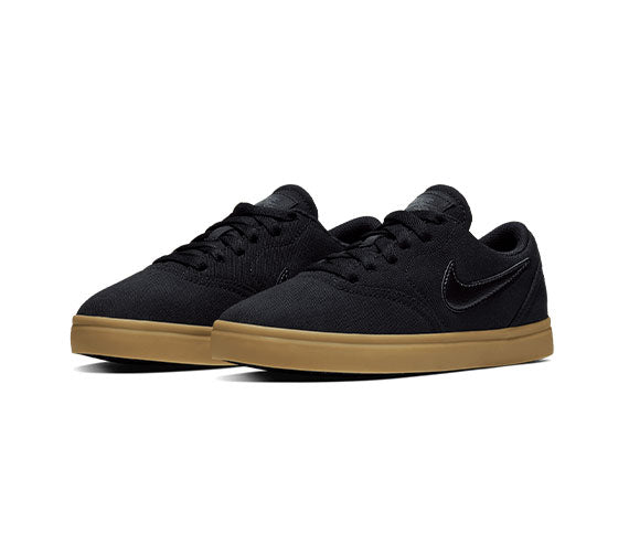 Nike sb check canvas black sale