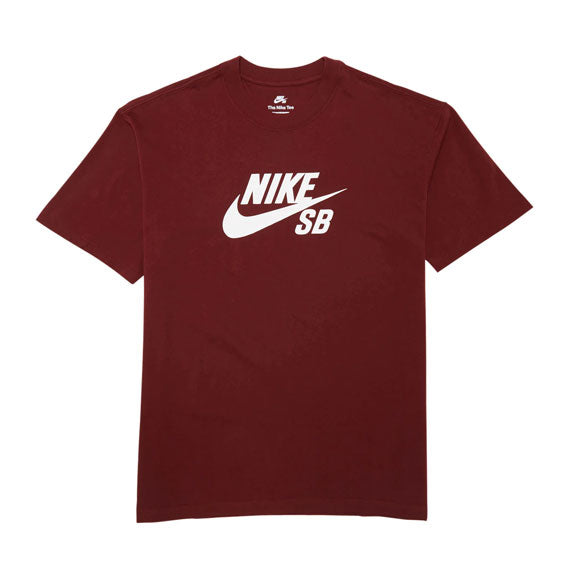 Nike SB Logo Skate T Shirt Dark Team Red The Source Snowboard Skate