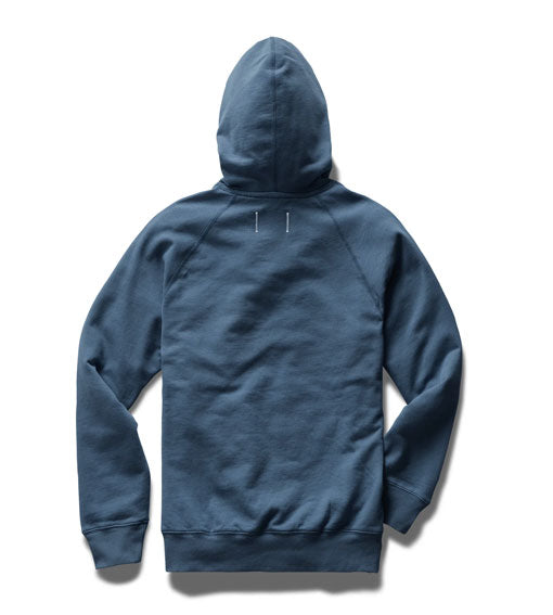 Reigning Champ Lightweight Terry Classic Hoodie Washed Blue – The