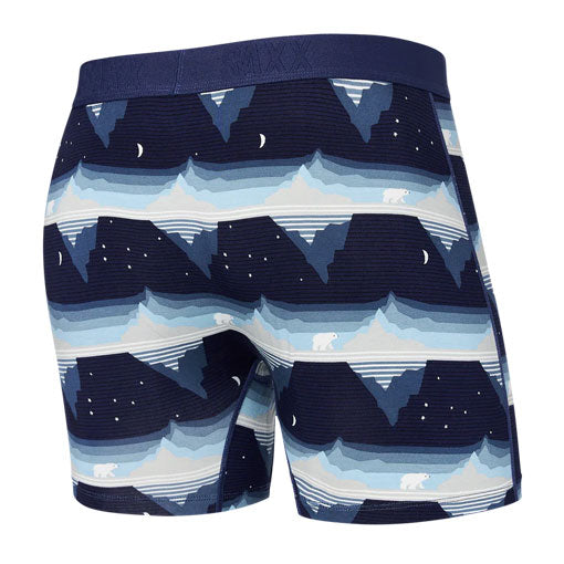 Vibe Boxer Brief - Totally Tubular- Fog Blue