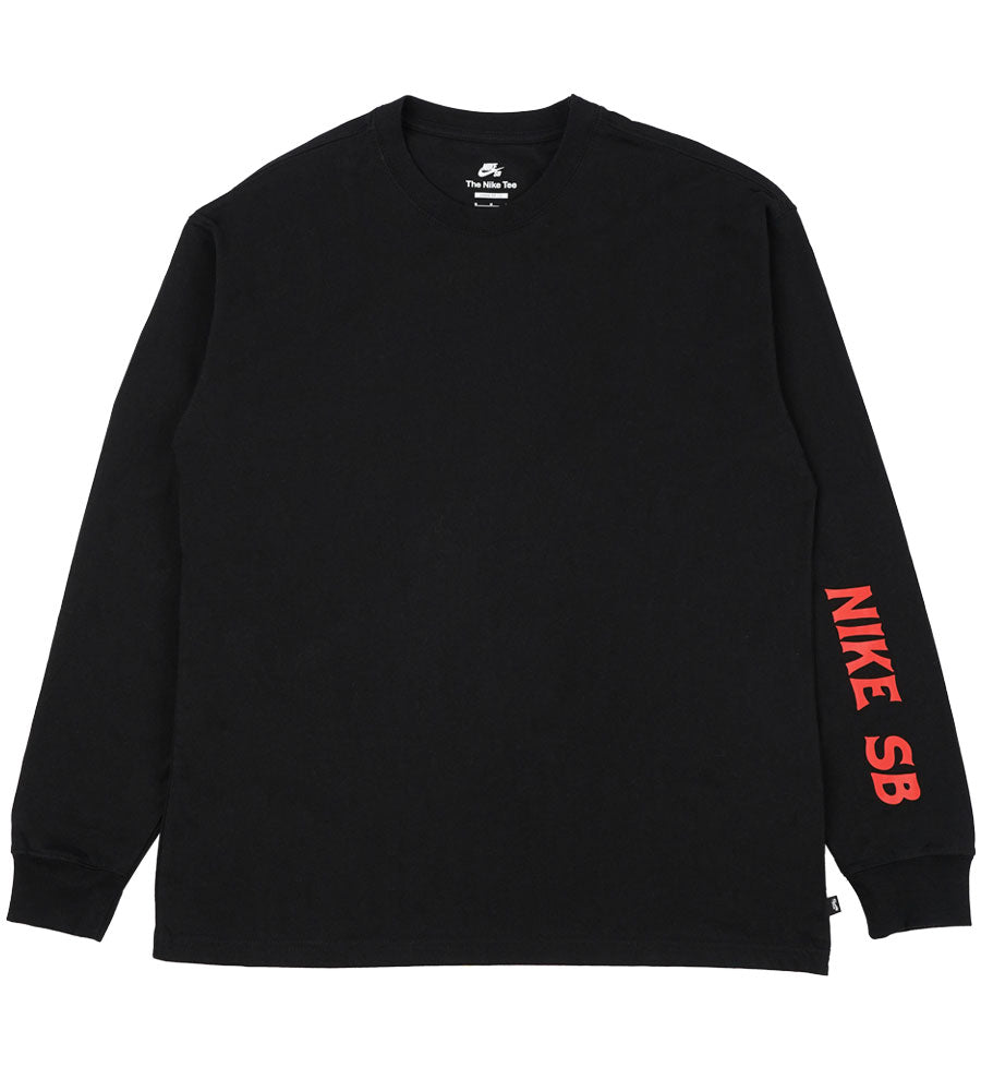 Nike SB Snaked Long Sleeve T Shirt Black