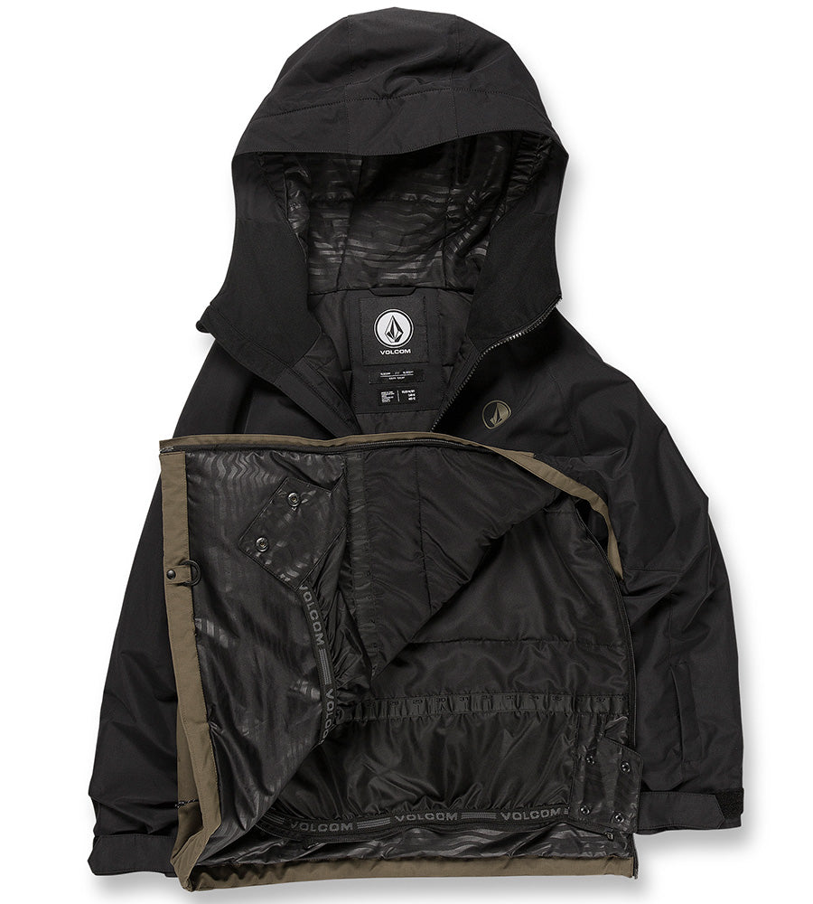 Volcom Kids' Sluff Insulated Pullover Jacket Dark Teak 2023