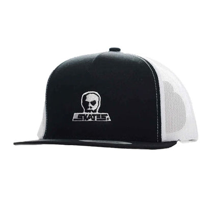 Skull Skates Logo EMB Mesh Snapback - Black/White