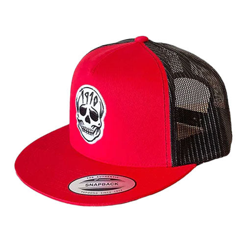 1910 Skullz Patch Hat Black/Red 2024