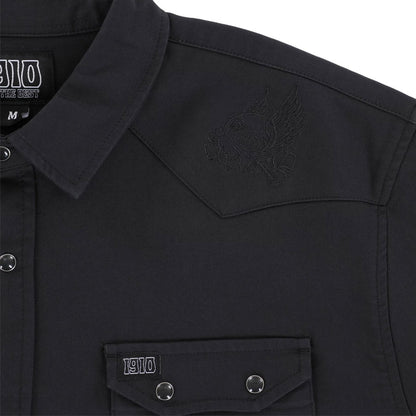 1910 Strickly Business Button Shirt Black 2025