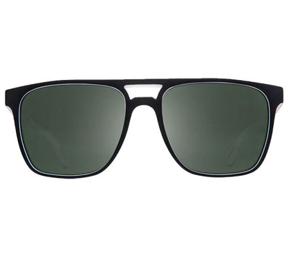 SPY Czar Whitewall - HD Plus Gray Green W/Platinum Spectra Mirror