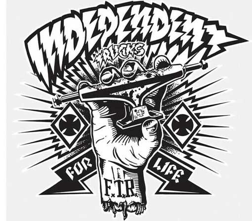 Independent Shredded 5" Sticker