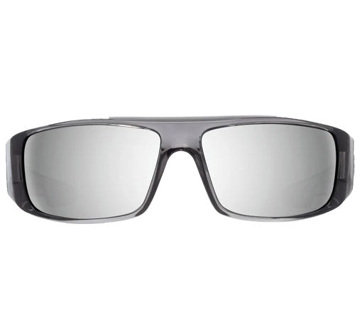 SPY Logan Clear Smoke - HD Plus Gray Green with Silver Mirror