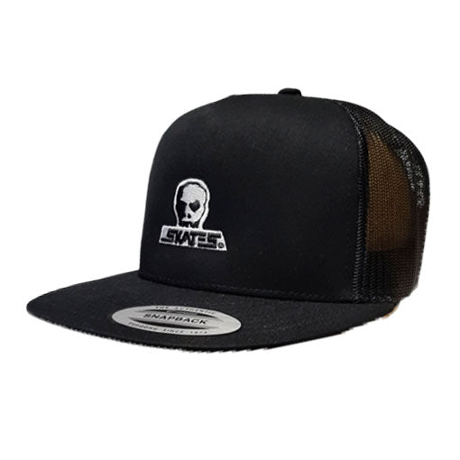 Skull Skates Logo EMB Mesh Snapback - Black