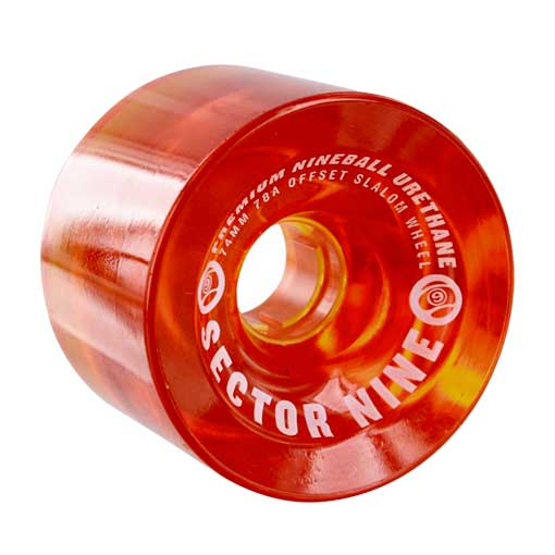 Sector 9 Nine Ball Orange 78A Wheels 72mm