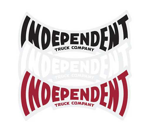 Independent ITC Span 3" Sticker