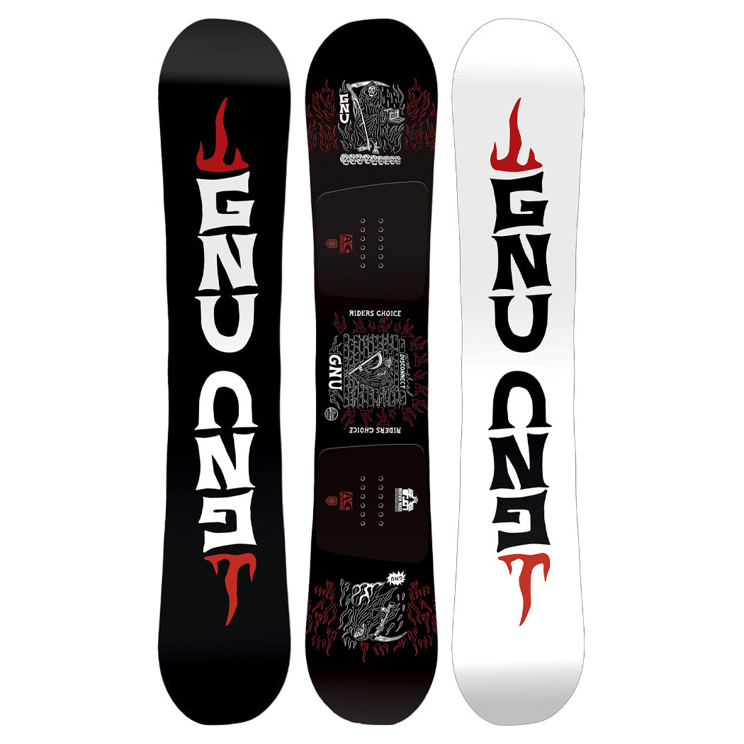 GNU Men's Rider's Choice Wide Snowboard 2025