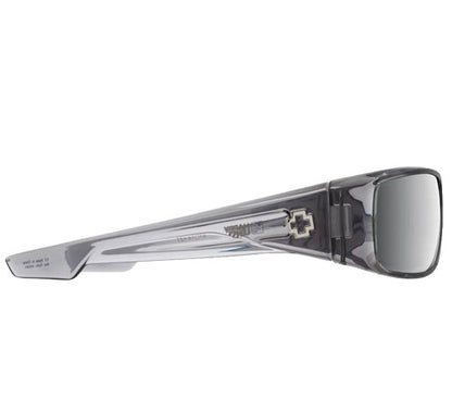 SPY Logan Clear Smoke - HD Plus Gray Green with Silver Mirror