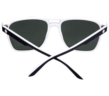 SPY Czar Whitewall - HD Plus Gray Green W/Platinum Spectra Mirror