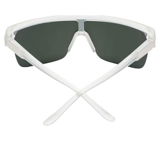 SPY Flynn 5050 Matte Crystal - HD Plus Gray Green with Red Spectra Mirror