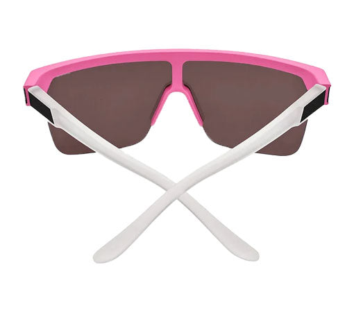 SPY Flynn 5050 Matte Pink Matte Translucent White - Happy Bronze Pink Mirror