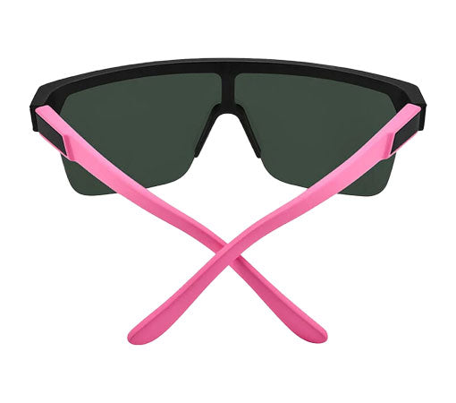 SPY Flynn 5050 Matte Black Matte Pink - Happy Gray Green Light Green Mirror