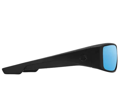 SPY Logan Matte Black - Happy Boost Polar Ice Blue Mirror