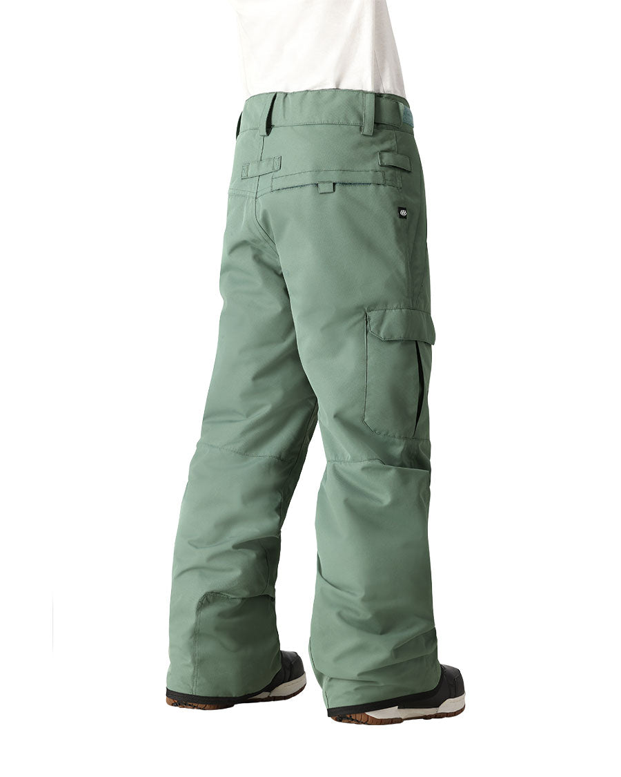 The cargo pockets on the 686 Infinity Cargo Pants are made for cargo, and nothing else. Treats, tools, treasures...whatever! These pockets are begging to be filled with stuff so they can fulfill their destiny. The pants themselves are made to protect your young partner from the elements and they do just that. Equipped with 10K-rated waterproofing and 80g insulation, they'll be warm and comfy hauling all that extra gear.