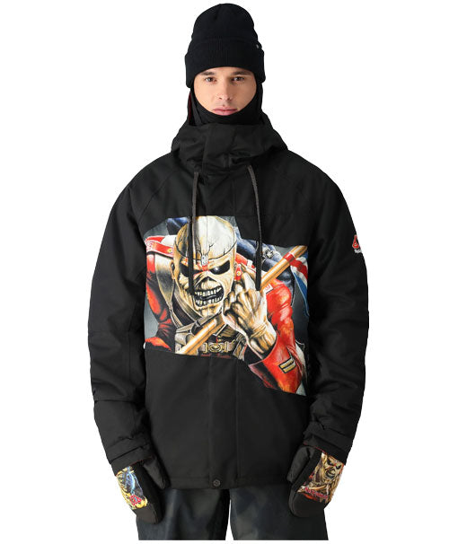 686 Men's Geo Insulated Jacket - Iron Maiden Trooper Black 2024