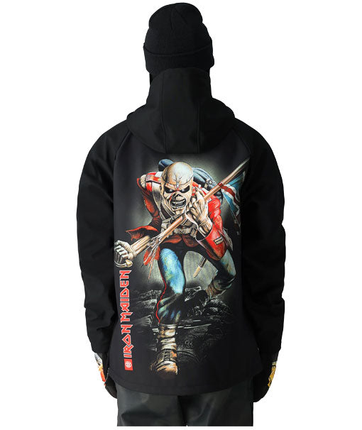 686 Men's Waterproof Hoody Iron Maiden Trooper Black 2024