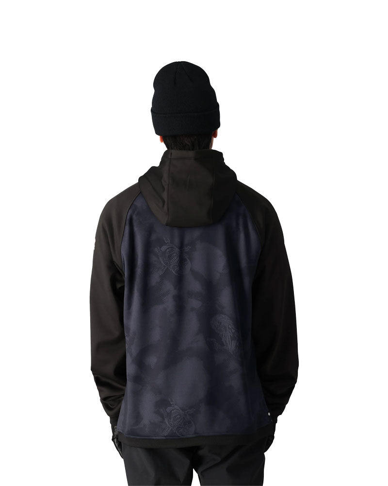 686 Mens Bonded Fleece Hoody Iron Maiden Eddies Black 2025