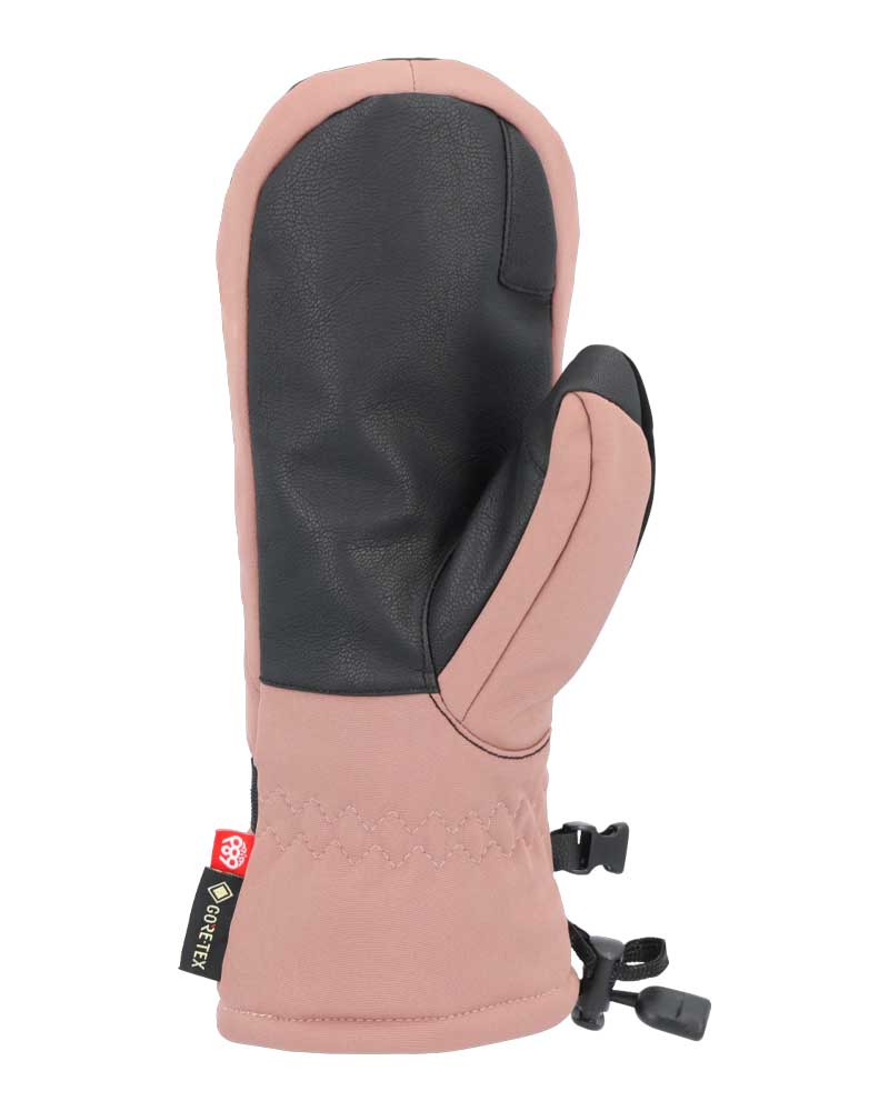 686's line of Linear mitts and gloves offer top GORE-TEX technology to keep your hands dry and breathing along with the most requested features, but without any excessive frills. This mitt model fits over the jacket cuff.