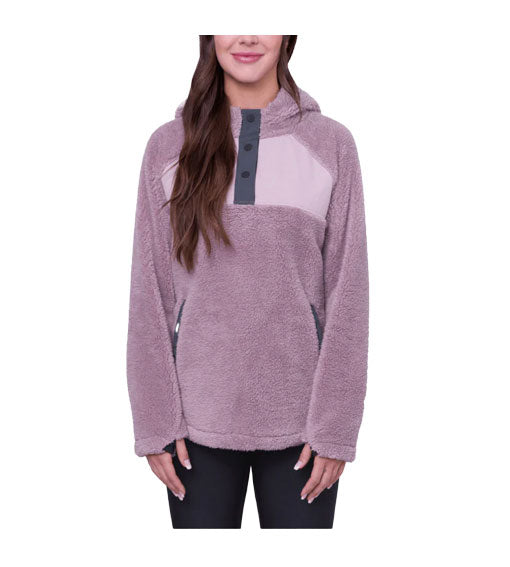 686 Women's Hemlock Fleece Hoodie Dusty Mauve 2024