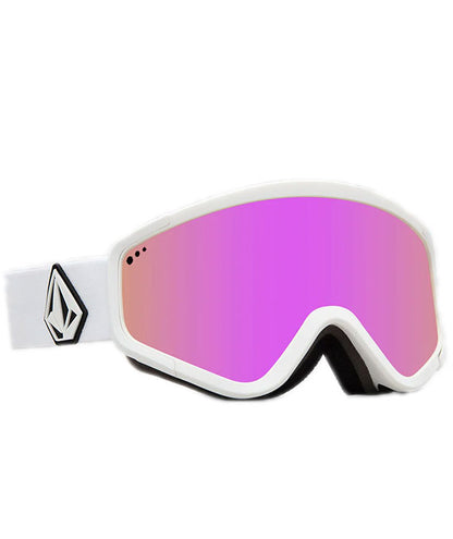 Volcom Attunga Goggle Matte White/Pink Chrome + Bonus Lens 2024