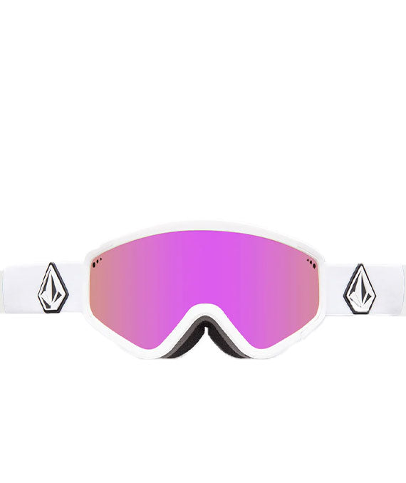 Volcom Attunga Goggle Matte White/Pink Chrome + Bonus Lens 2024