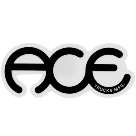 Ace Rings Logo Sticker 5" Black