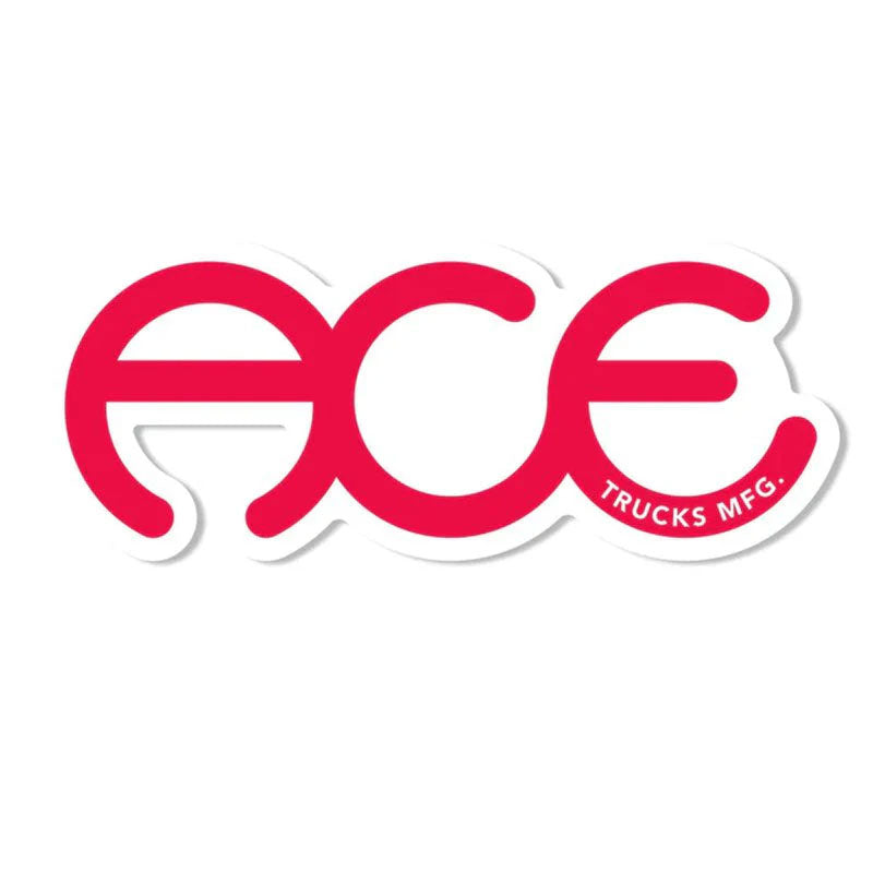 Ace Rings Sticker Red 5.5"