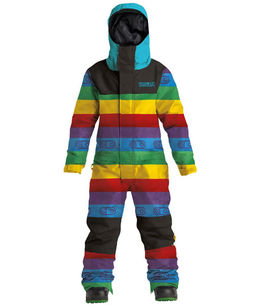 Airblaster Kids' Freedom Suit Rainbow Stripe 2024