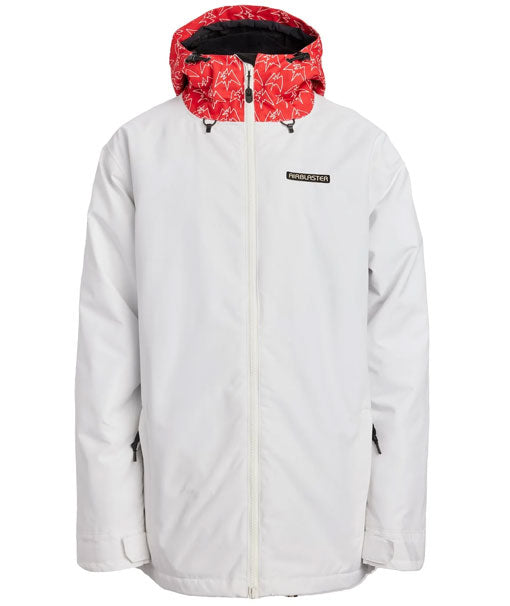 Airblaster Men's Freedom Parka White Cherry Terry 2024