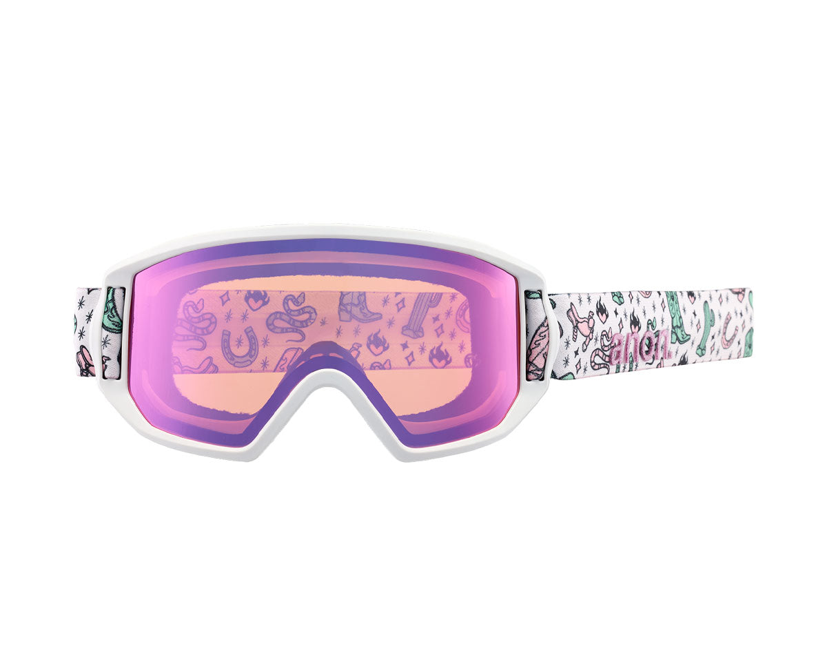 Anon Kids' Relapse Jr MFI Goggle Western/Pink Amber 2025