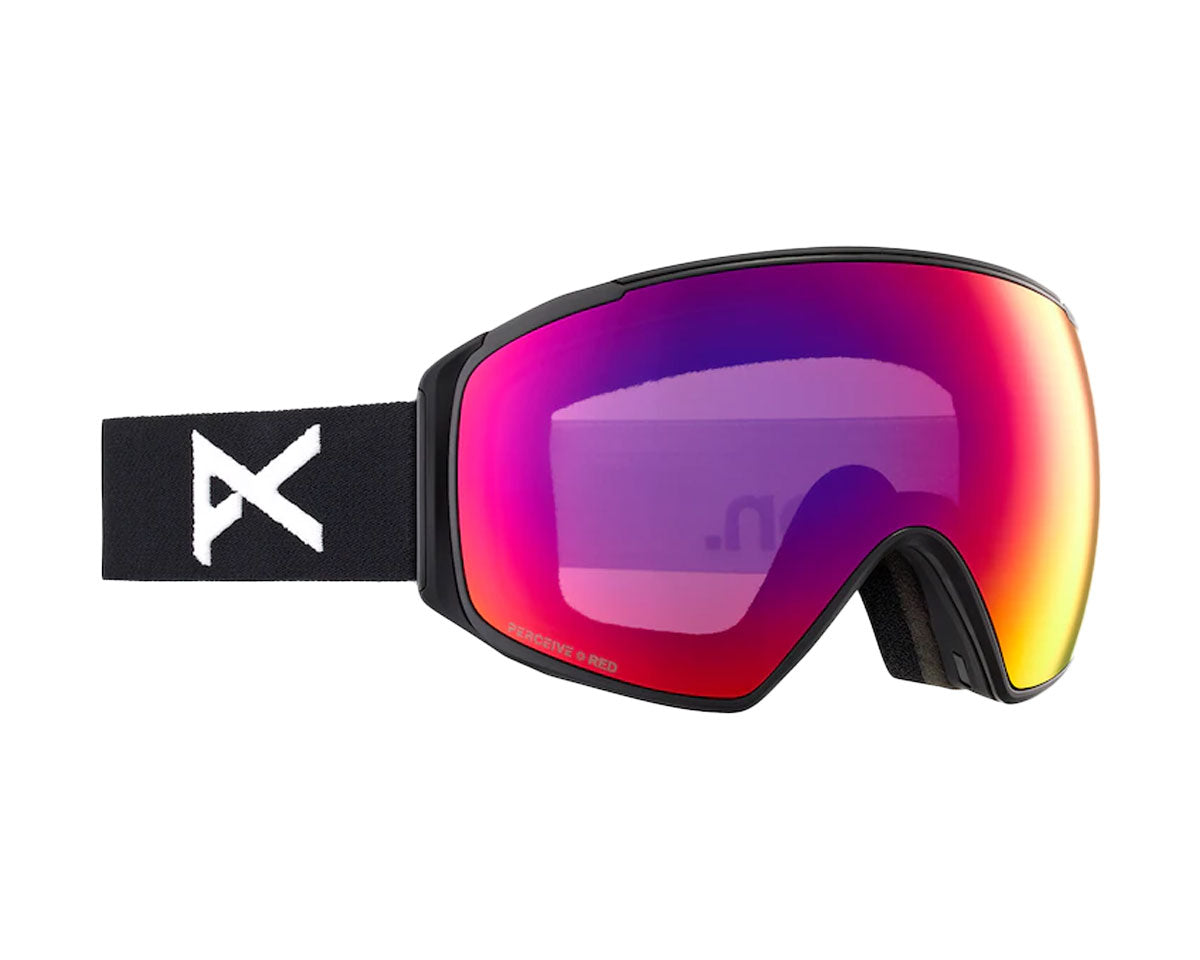 Anon M4S Toric Goggle Black/Perceive Sunny Red + Perceive Cloudy Burst 2025