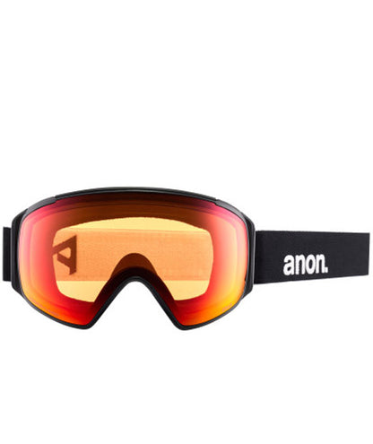 Anon M4S Toric Low Bridge Goggle Black/Perceive Sunny Red + Lens 2024