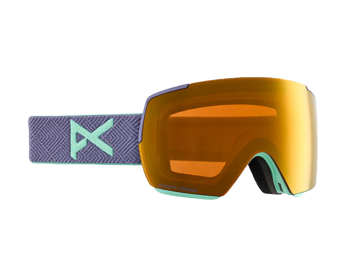 Anon M5S Goggle Purple/Perceive Sunny Bronze + Perceive Cloudy Burst 2025