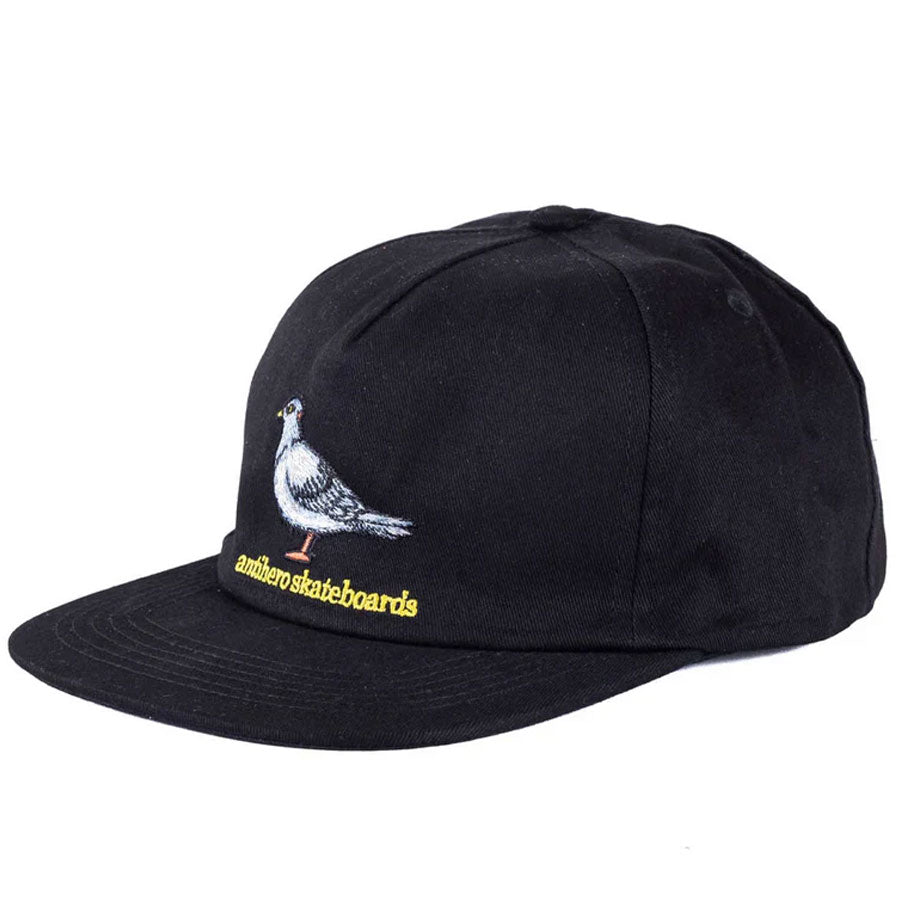 Anti-Hero Lil Pigeon Snapback - Black/Yellow