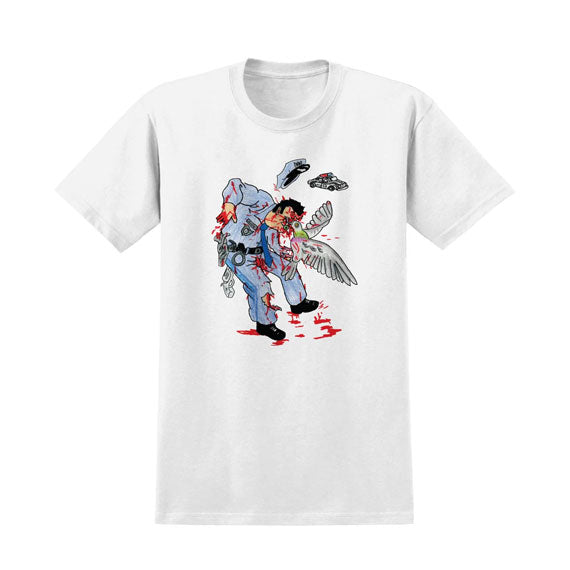 Anti-Hero Pigeon Attack T-Shirt - White/Multi