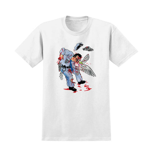 Anti-Hero Pigeon Attack T-Shirt - White/Multi