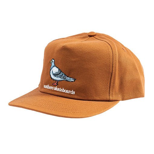 Anti-Hero Pigeon Round Snapback Cap Brown