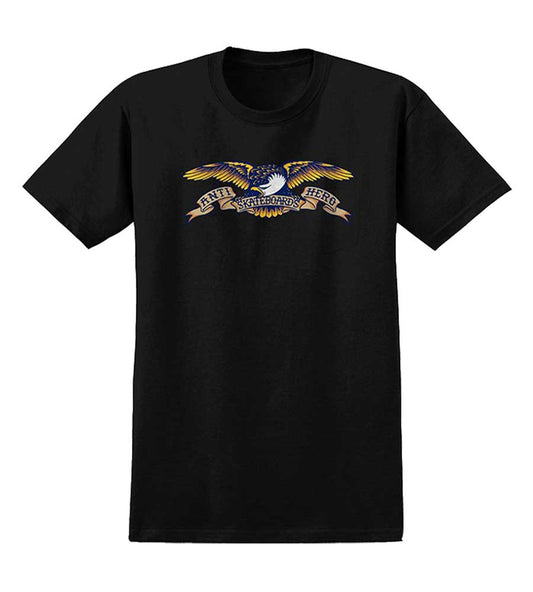 Anti-Hero Eagle T-Shirt - Black/Multi