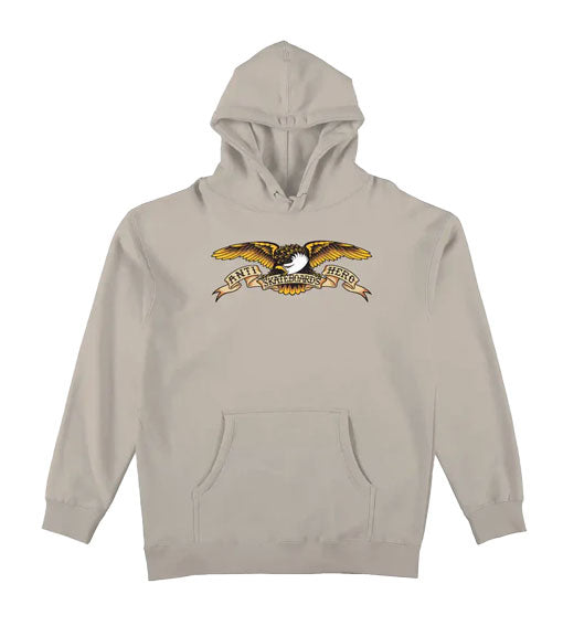 Antihero Eagle Pullover Hooded Sweatshirt - Bone/Multi