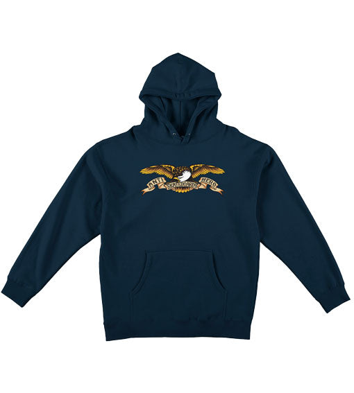 Antihero Eagle Pullover Hooded Sweatshirt Navy/Black/Multi