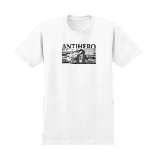 Antihero Pure Stoke T-Shirt- Ringspun White/Black