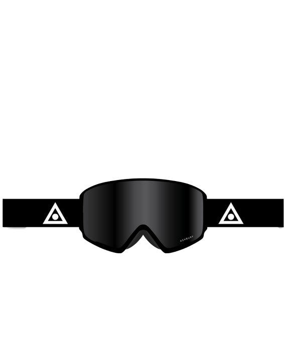 Ashbury Arrow Triangle Goggle Black/Dark Smoke + Spare Lens 2024