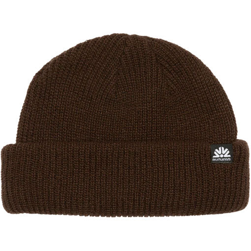 Autumn Double Roll Beanie - Brown 2024